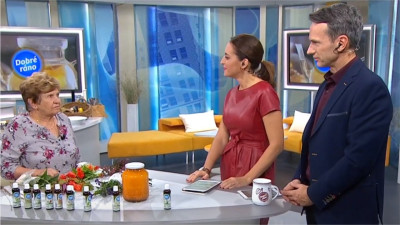 Mgr. Jarmila Podhorn� v Dobrom r�ne �eskej telev�zie